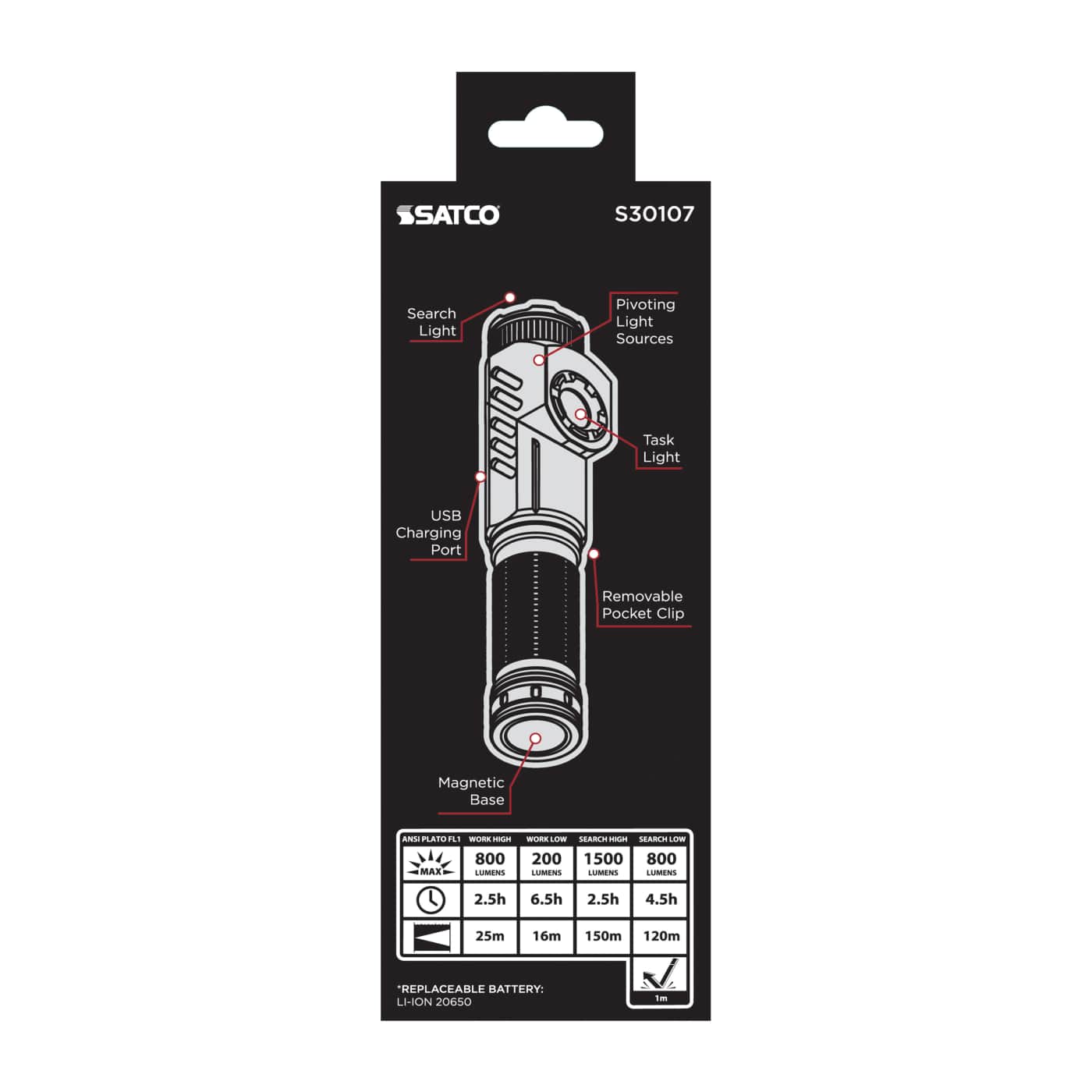 LED PIVOT MULTI-LIGHT - S30107