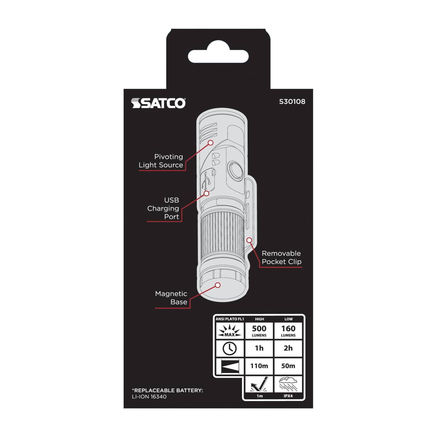 LED COMPACT PIVOT - S30108