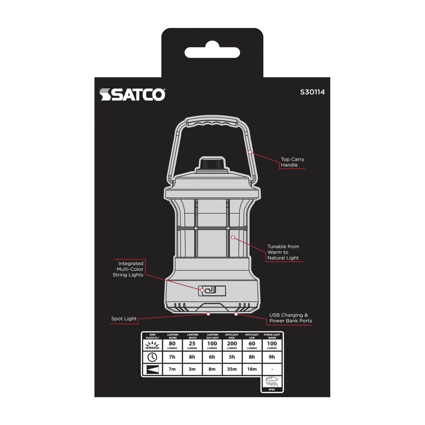 LED RETRO LANTERN - S30114