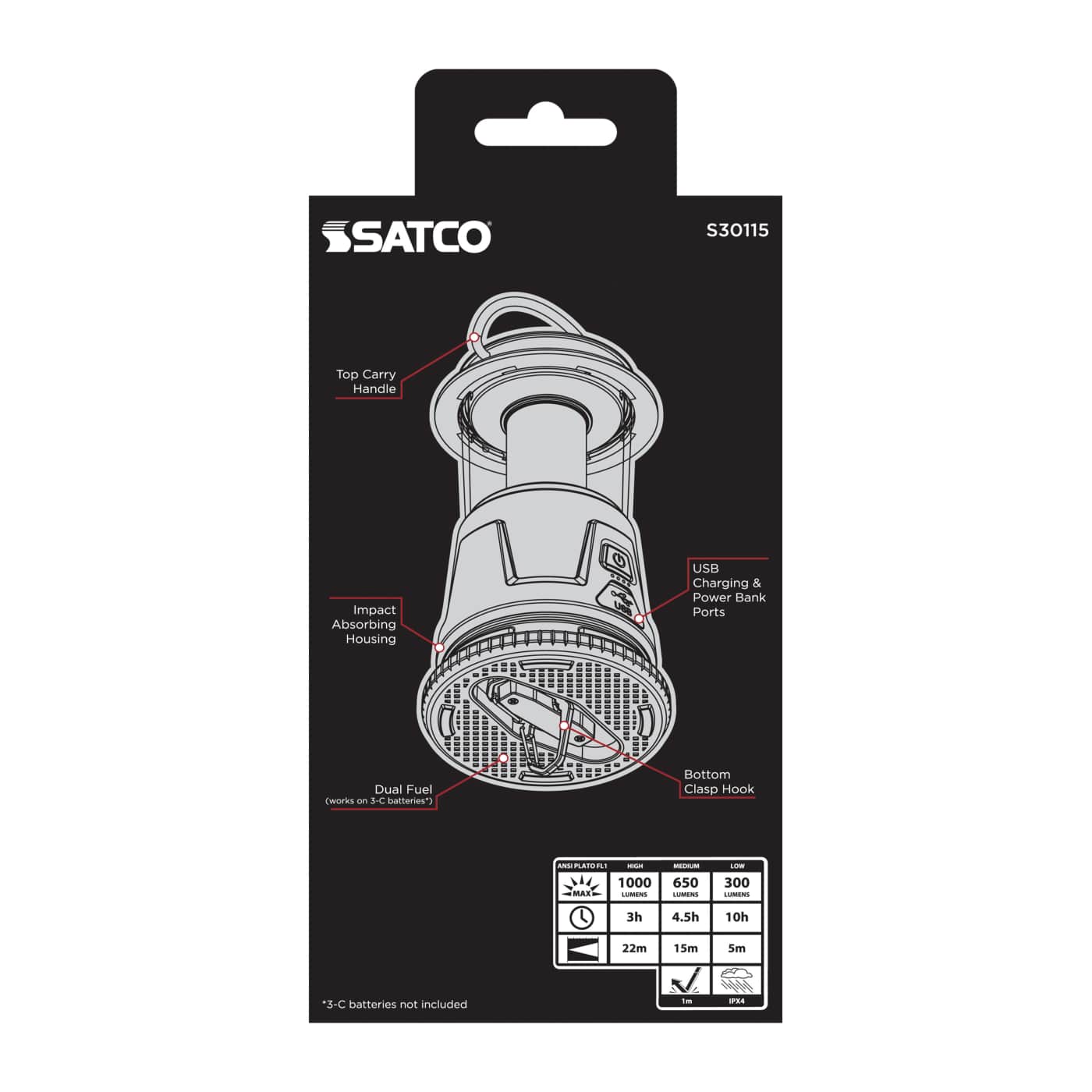 LED HEAVY DUTY LANTERN - S30115
