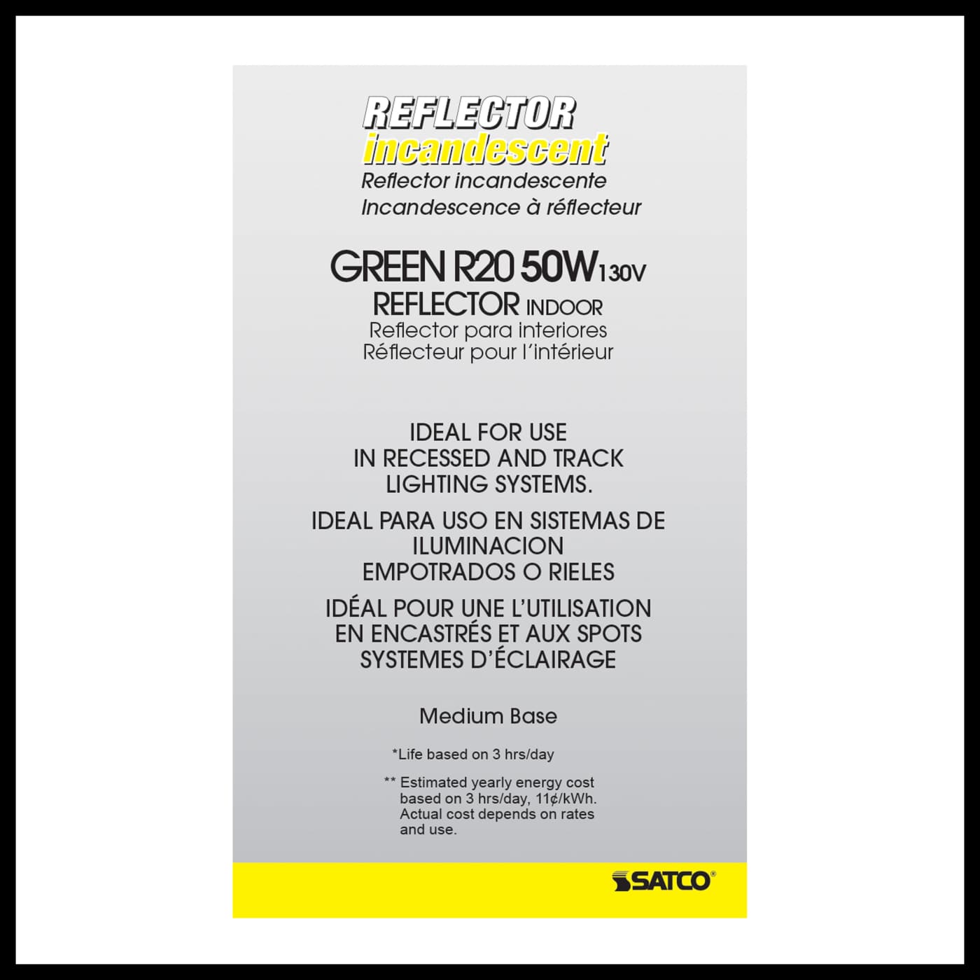 50R20 GREEN STD BASE - S3201