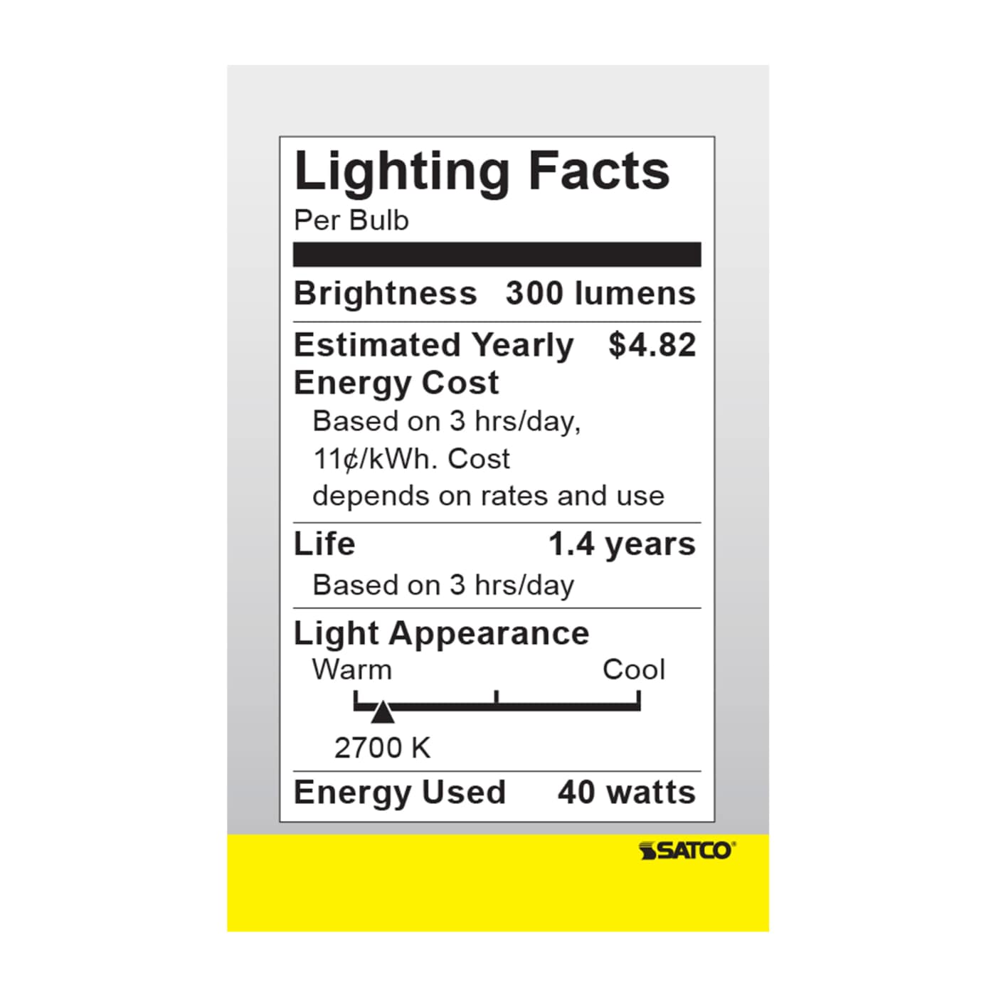 40W R14 INTERMEDIATE BASE - S3215