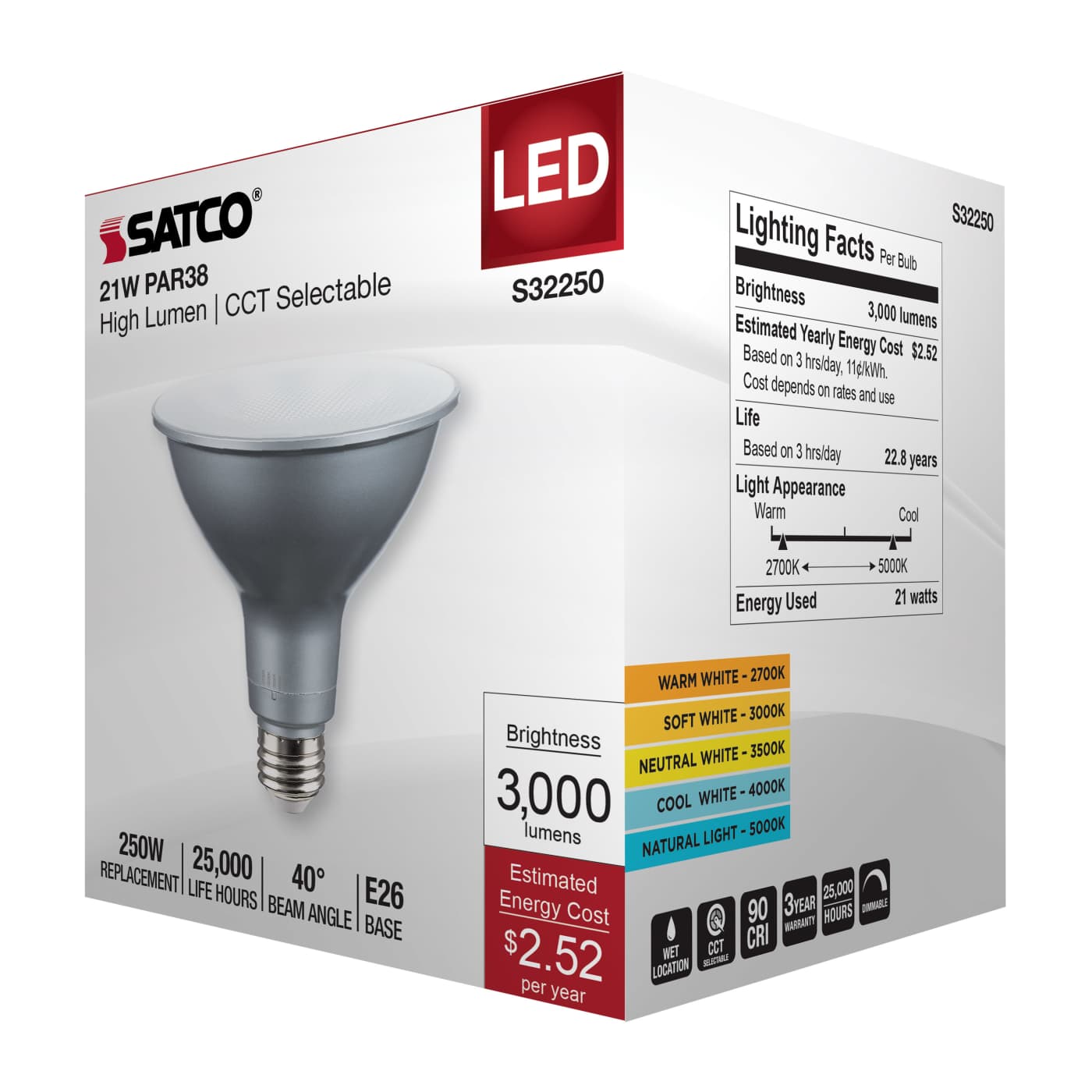 21PAR38/5CCT/HL/120V/D - S32250