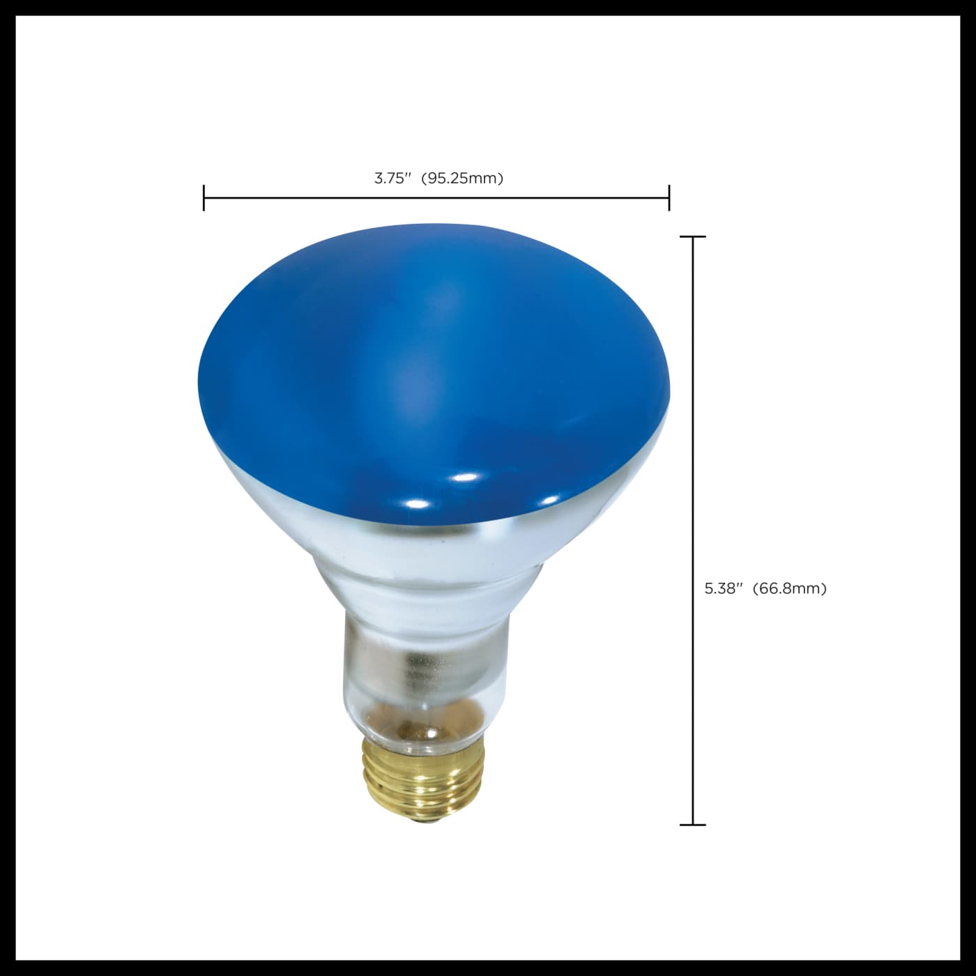 75W BR30 STD BLUE - S3228