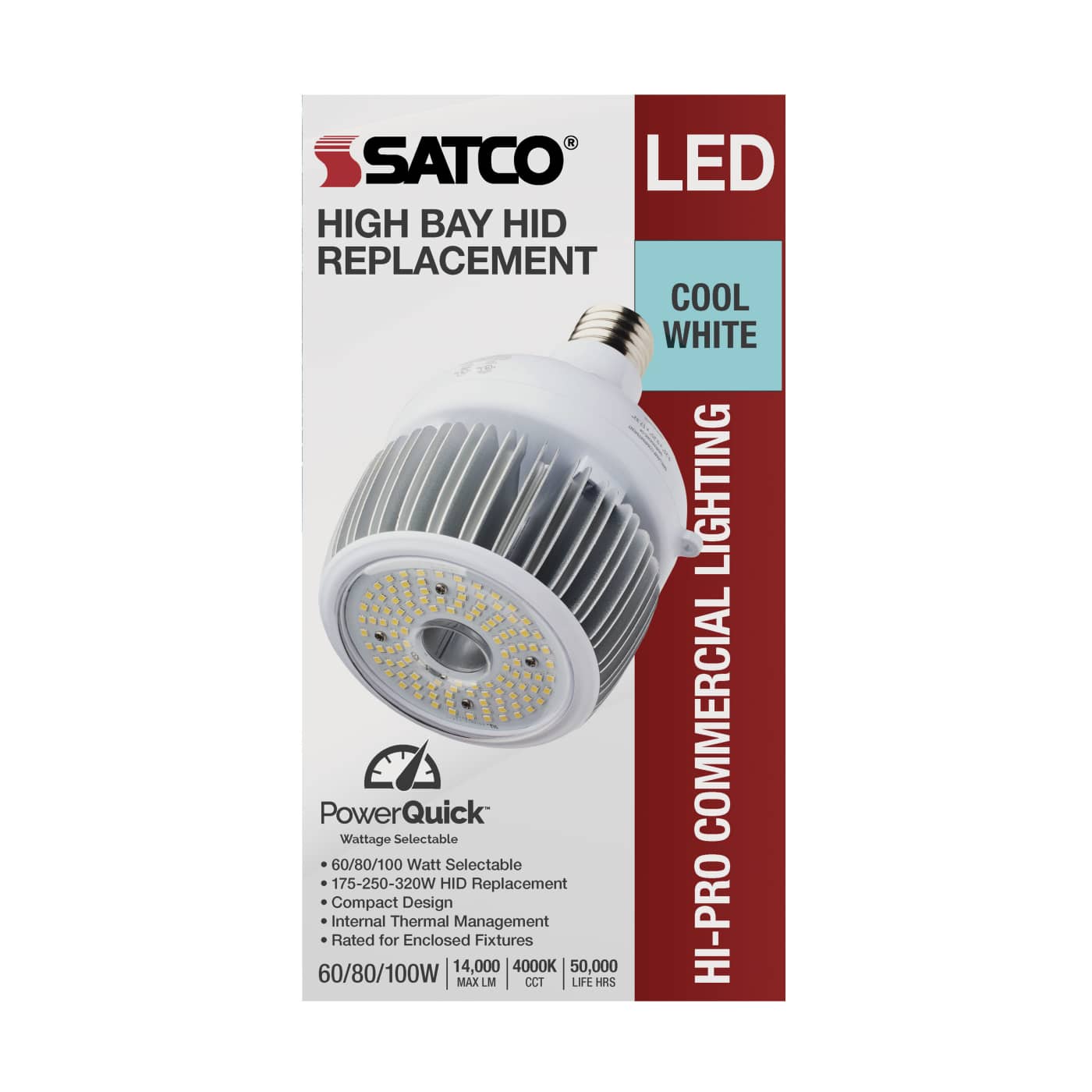 100W/LED/HID-HB/4K/100-277V - S33112