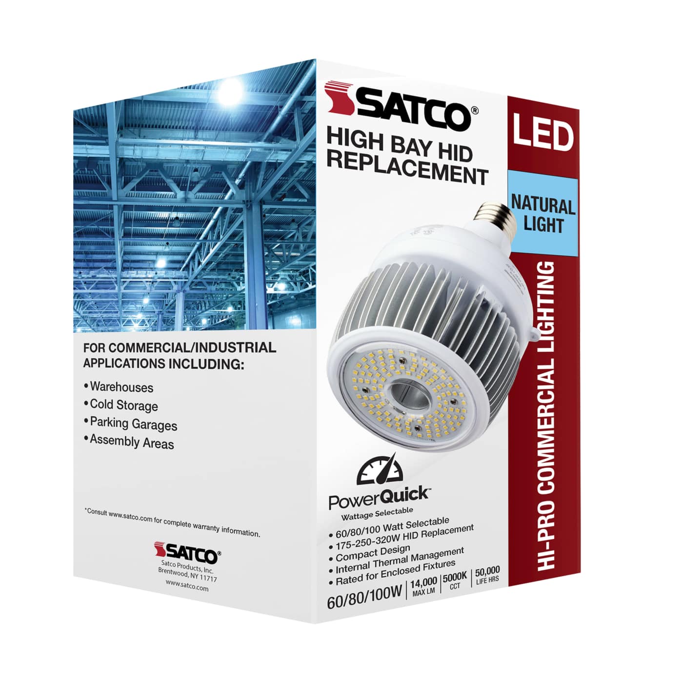 100W/LED/HID-HB/5K/100-277V - S33113