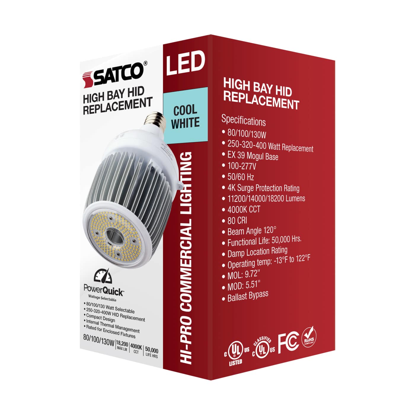 130W/LED/HID-HB/4K/100-277V - S33114