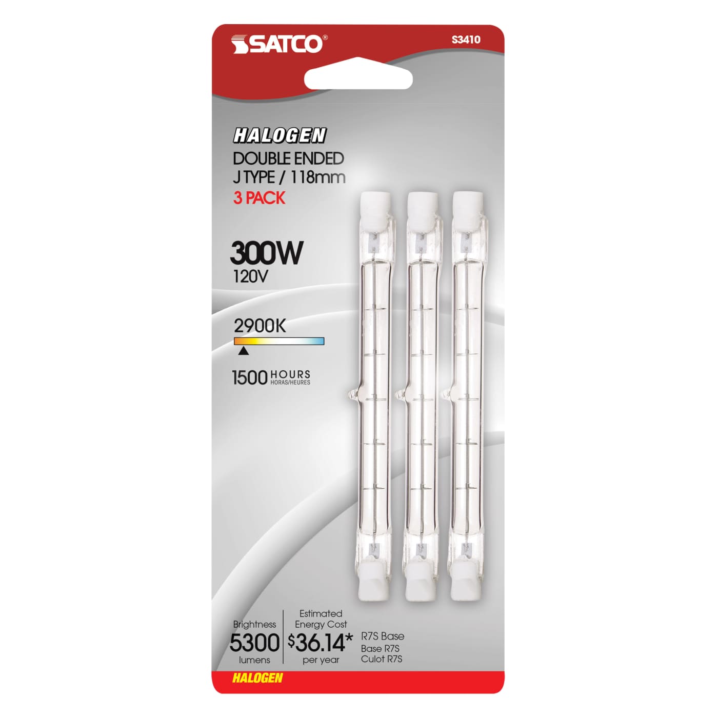 300T3Q/CL/L 118MM 3-PACK 120V - S3410