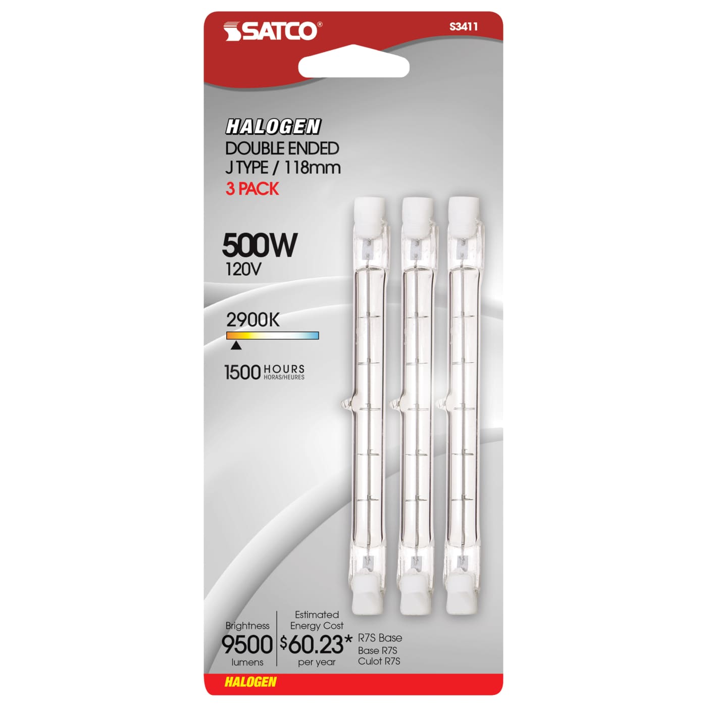 500T3Q/CL/L 118MM 3-PACK 120V - S3411