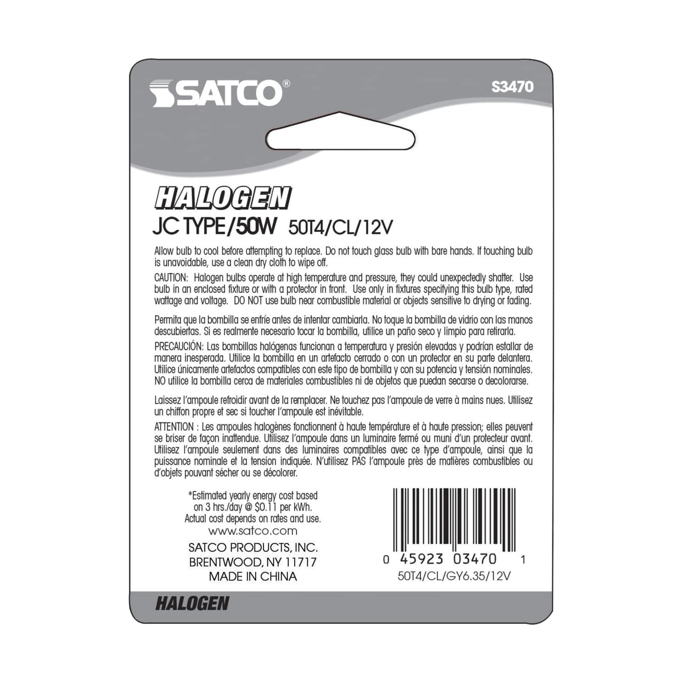 50W 50T4 MINI BI-PIN - S3470