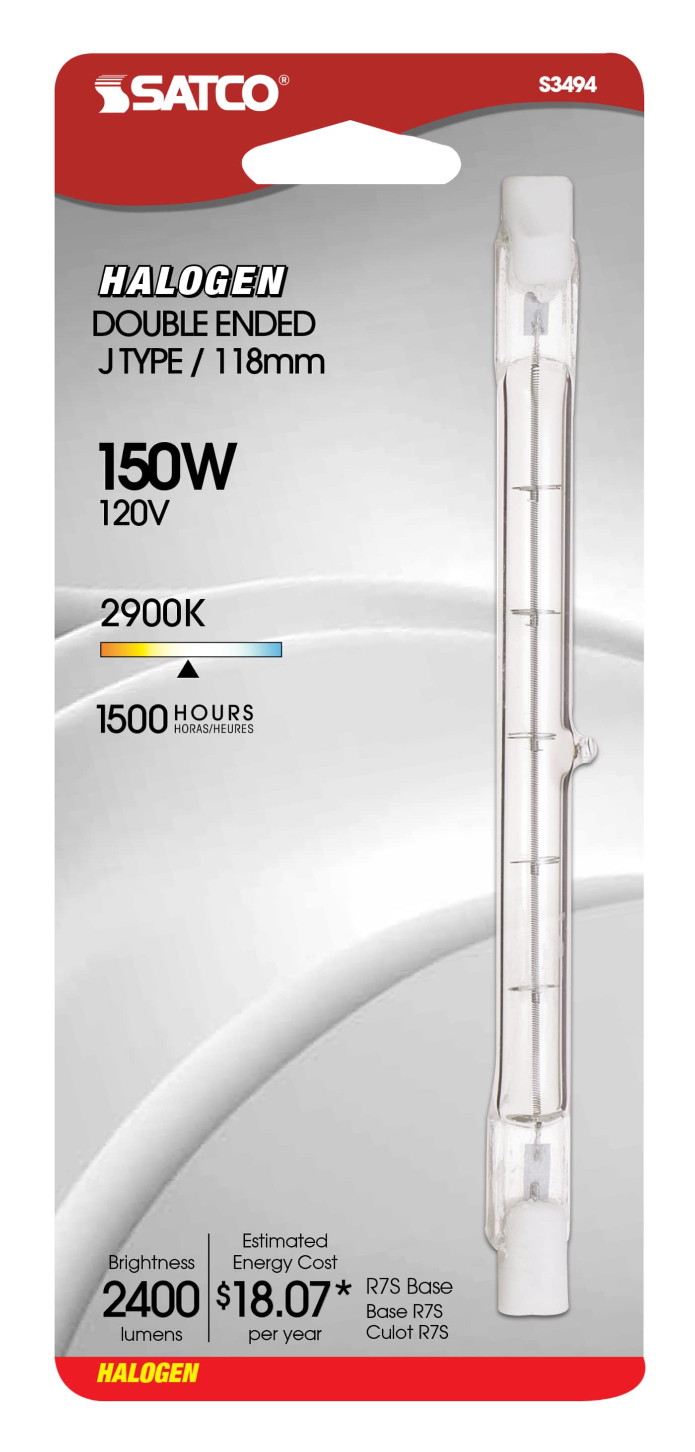 150T3Q/CL/L 118MM CARDED 120V - S3494