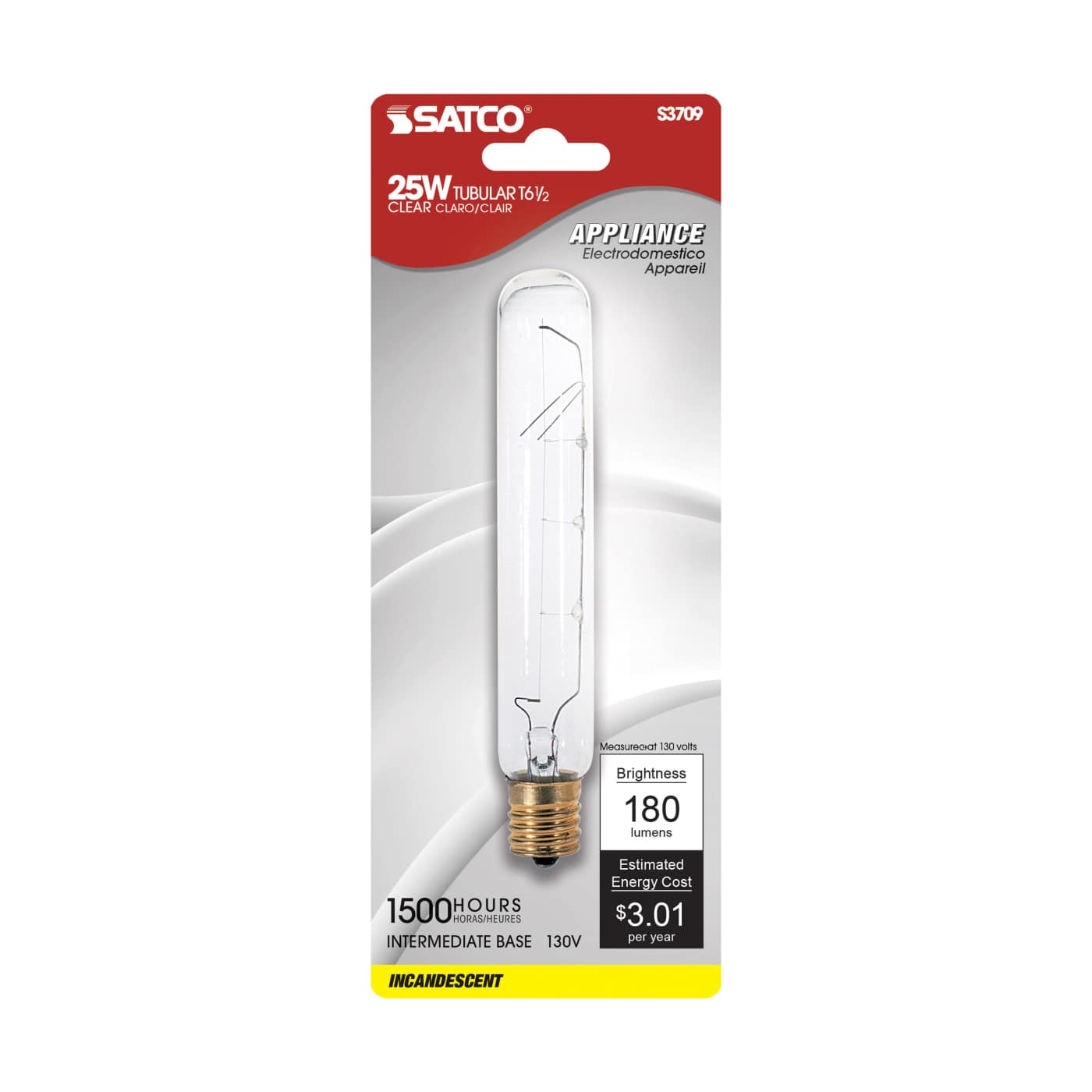 25T6.5/CL/E17/130V CARDED - S3709