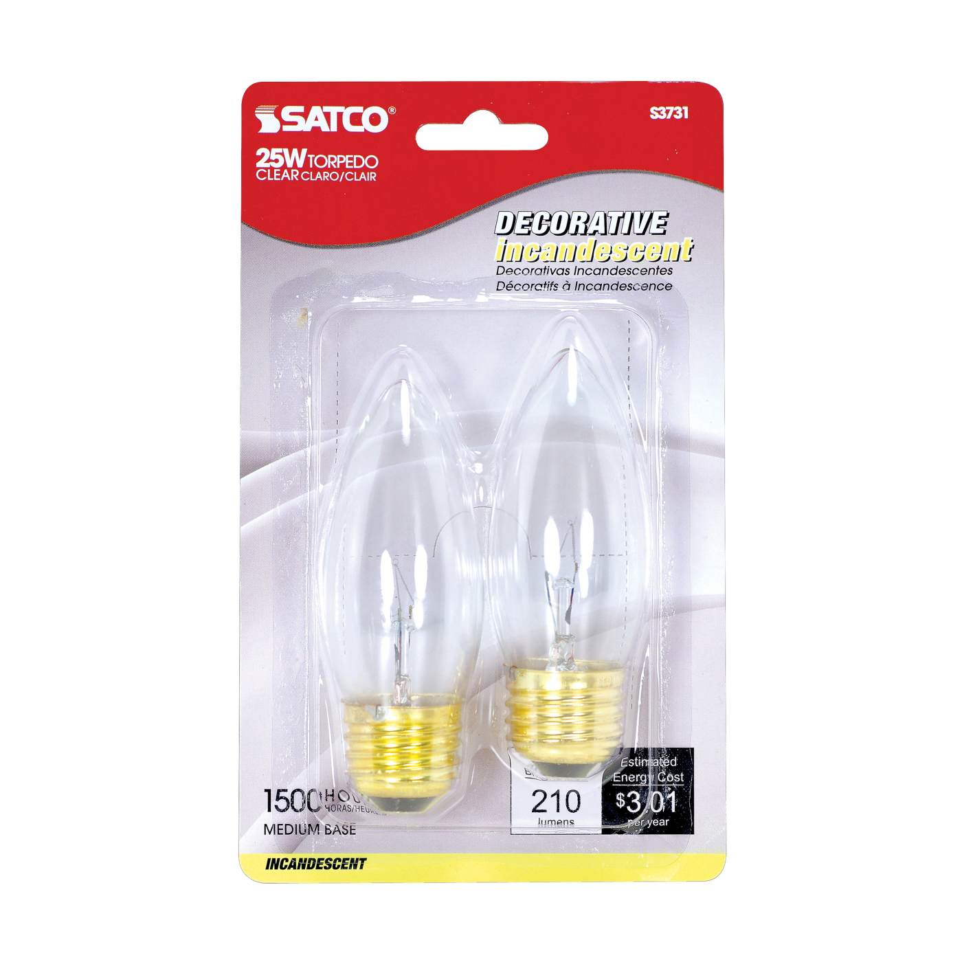 25W TORP STD CLR - S3731