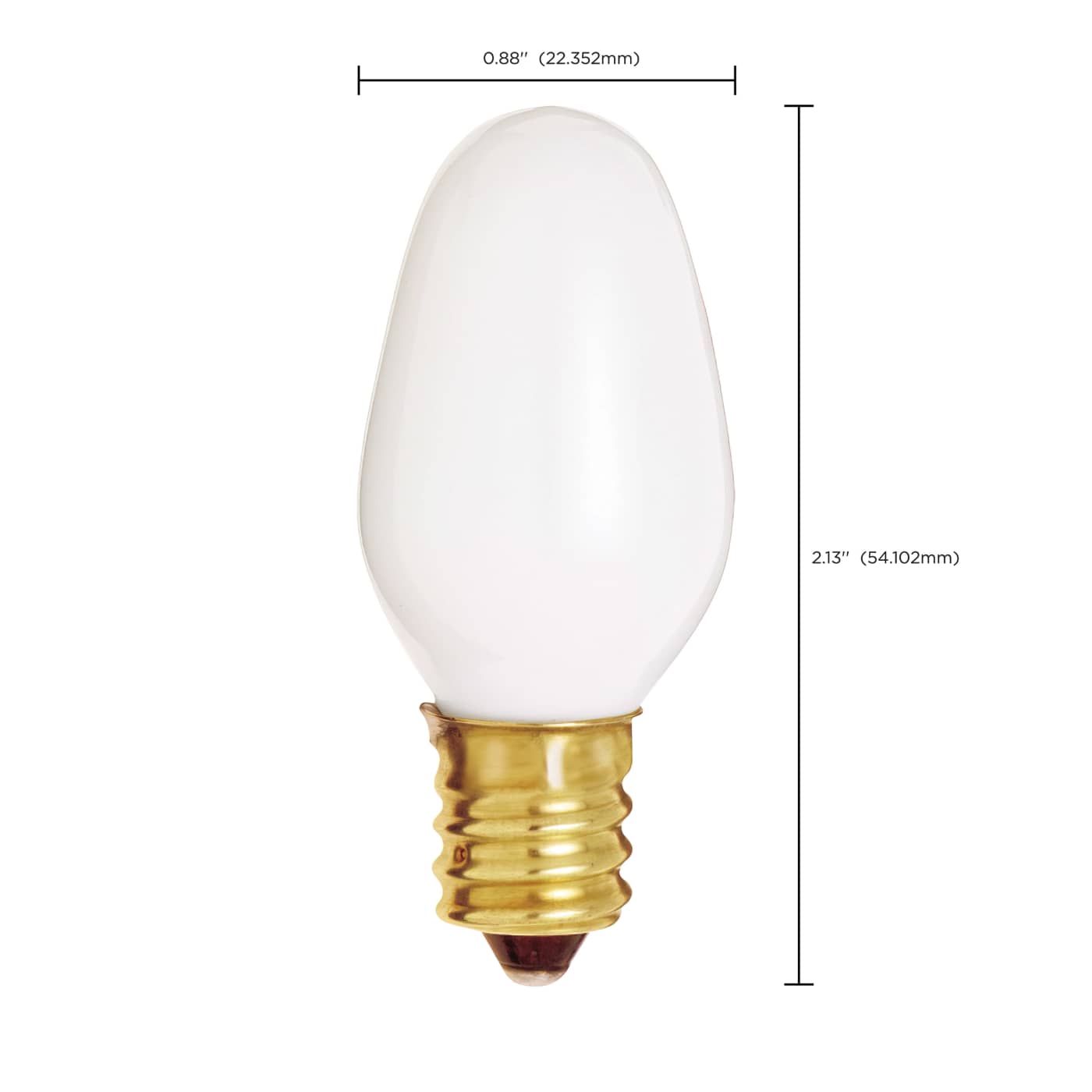 7W C7 CAND WHT - S3792