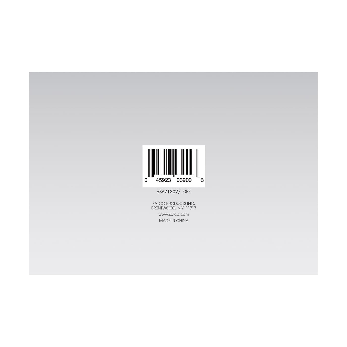 6S6 CLEAR 130V. - S3900