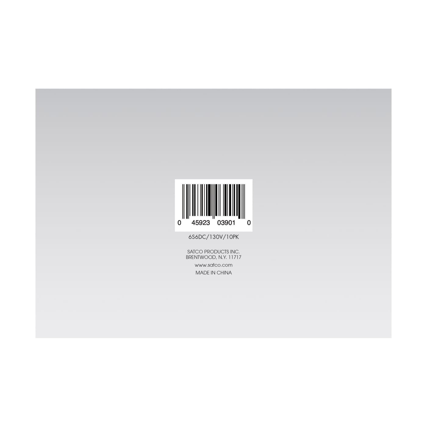 6S6 DC CLEAR 130V. - S3901