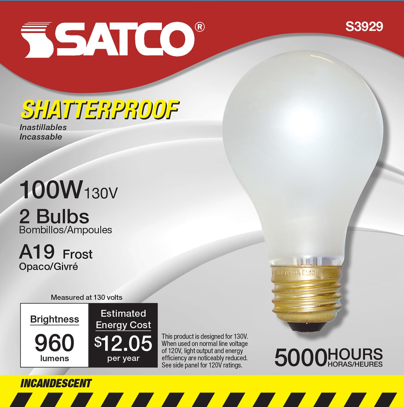 100A19/SAFETY COATED/TF/2PK - S3929