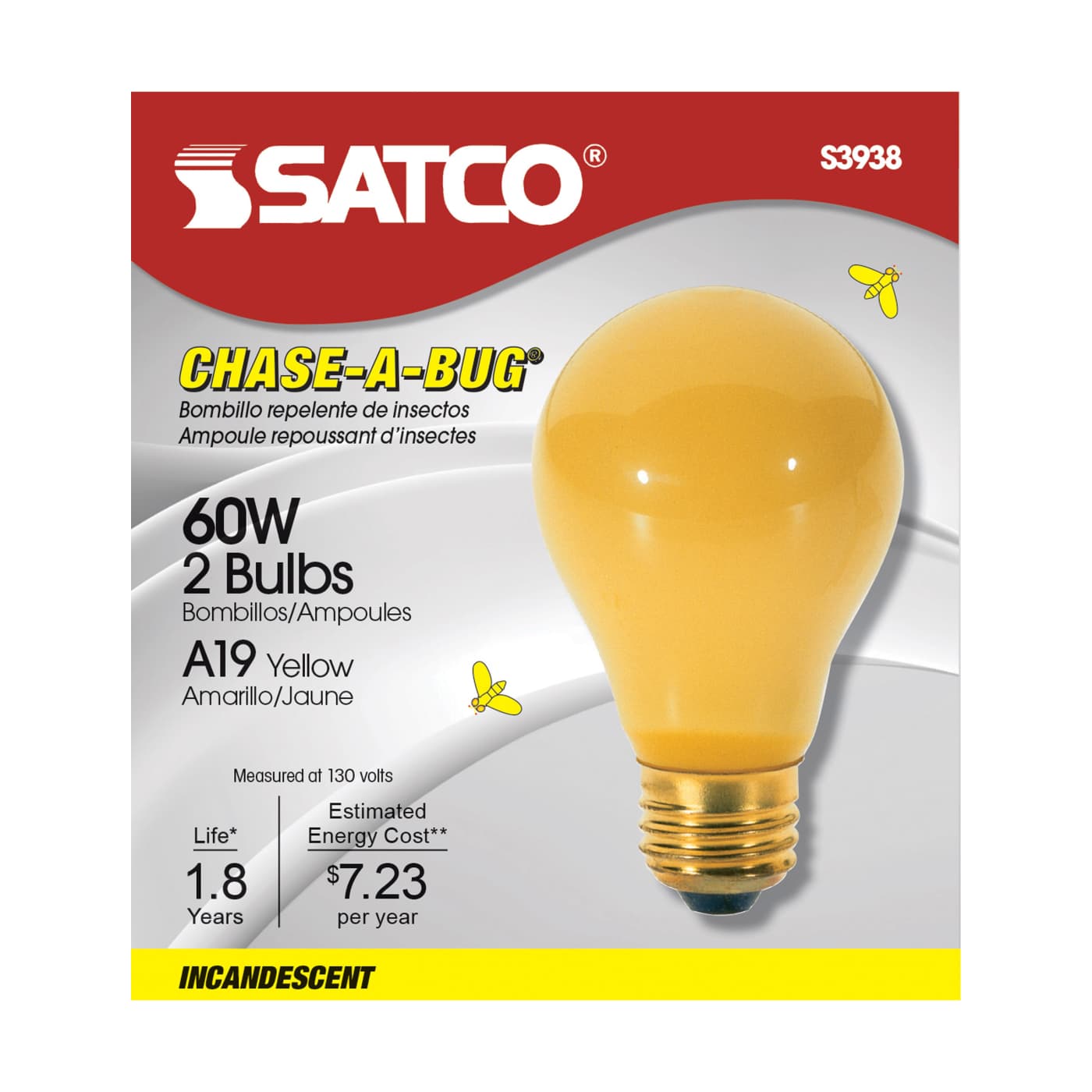 60 WATT CHASE-A-BUG BULB - S3938