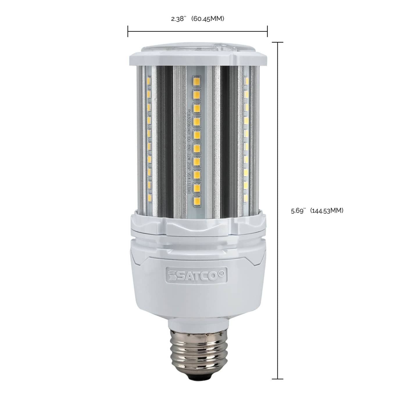 22W/LED/HID/5000K/100-277V E26 - S39391