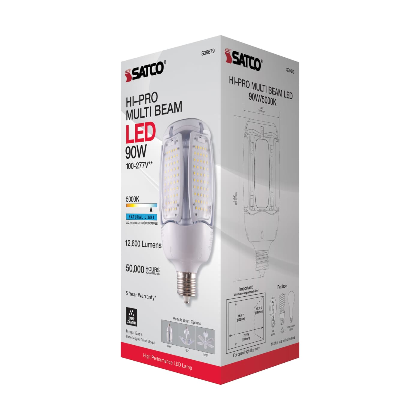 90W/LED/HID/MB-G3/50K/100-277V - S39679