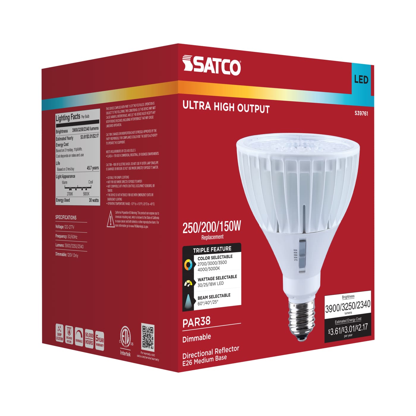 30SPAR38L/8CCT5/WH/MB/DU - S39761