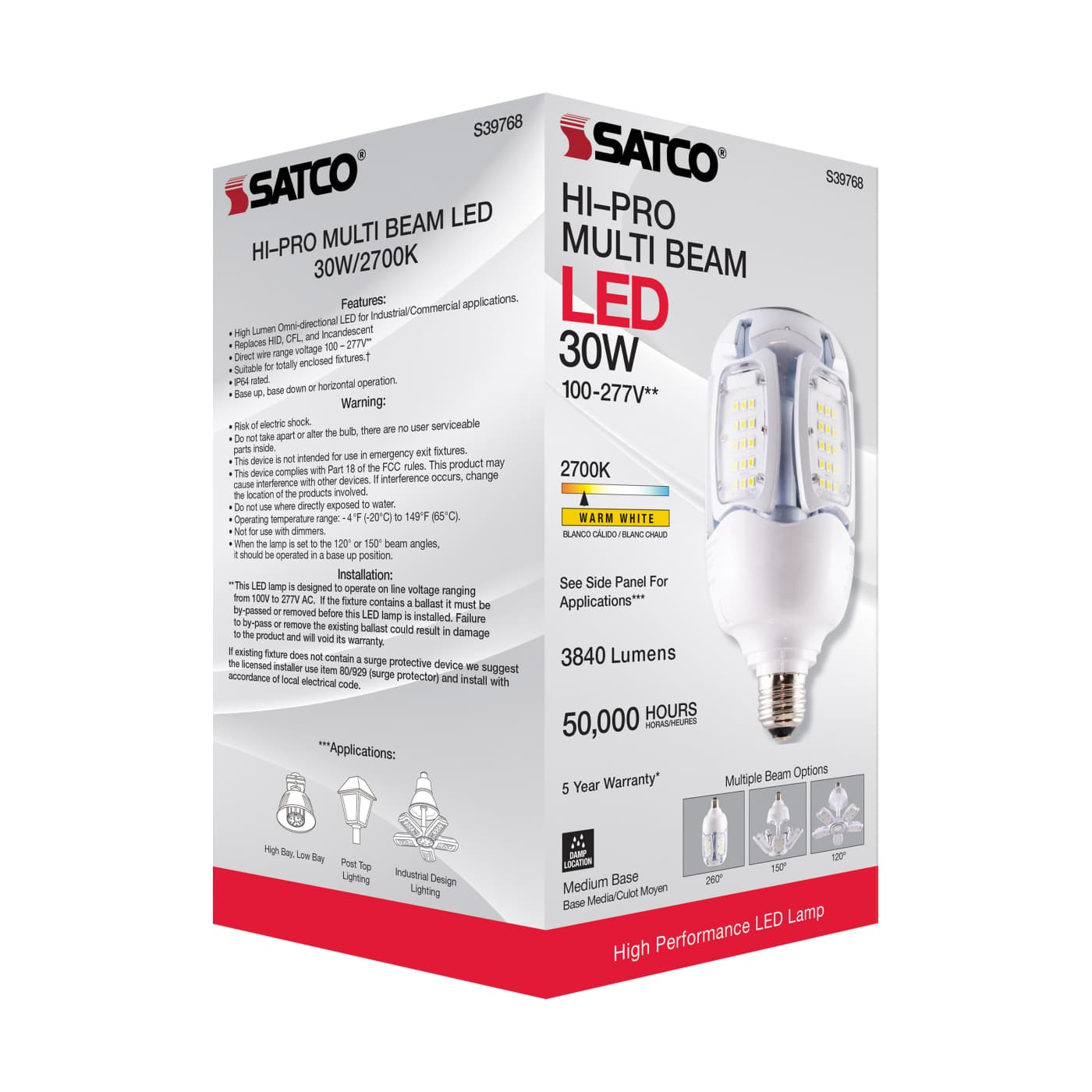 30W/LED/HID/MB-G3/27K/100-277V - S39768