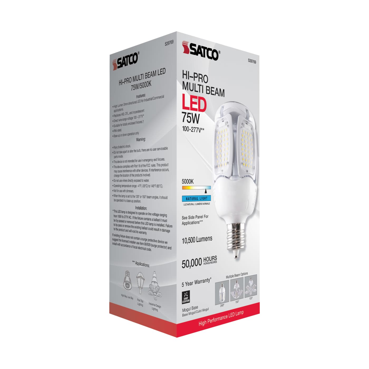 75W/LED/HID/MB-G3/50K/100-277V - S39769