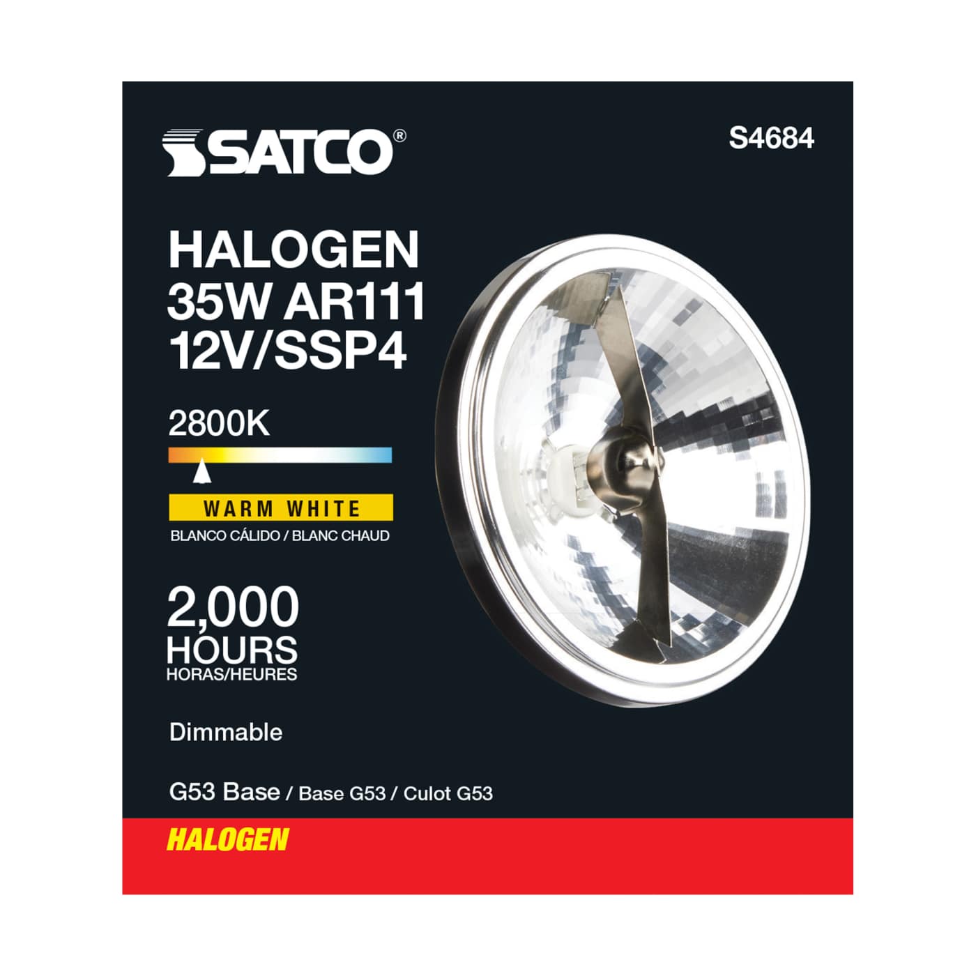 35AR111/4/SSP 12V - S4684