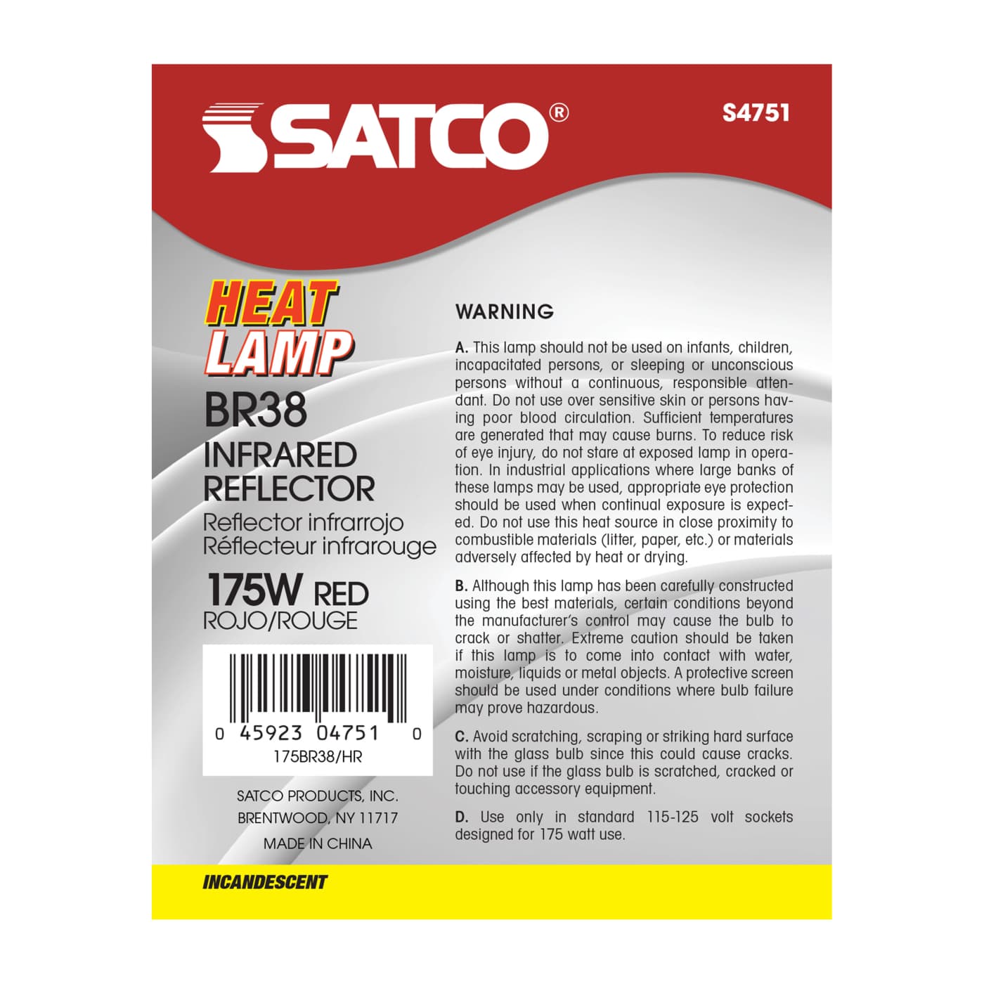 175BR38 HEAT RED - S4751
