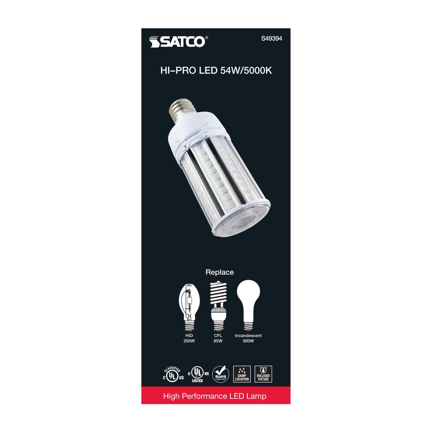 54W/LED/HP/850/100-277V/EX39 - S49394