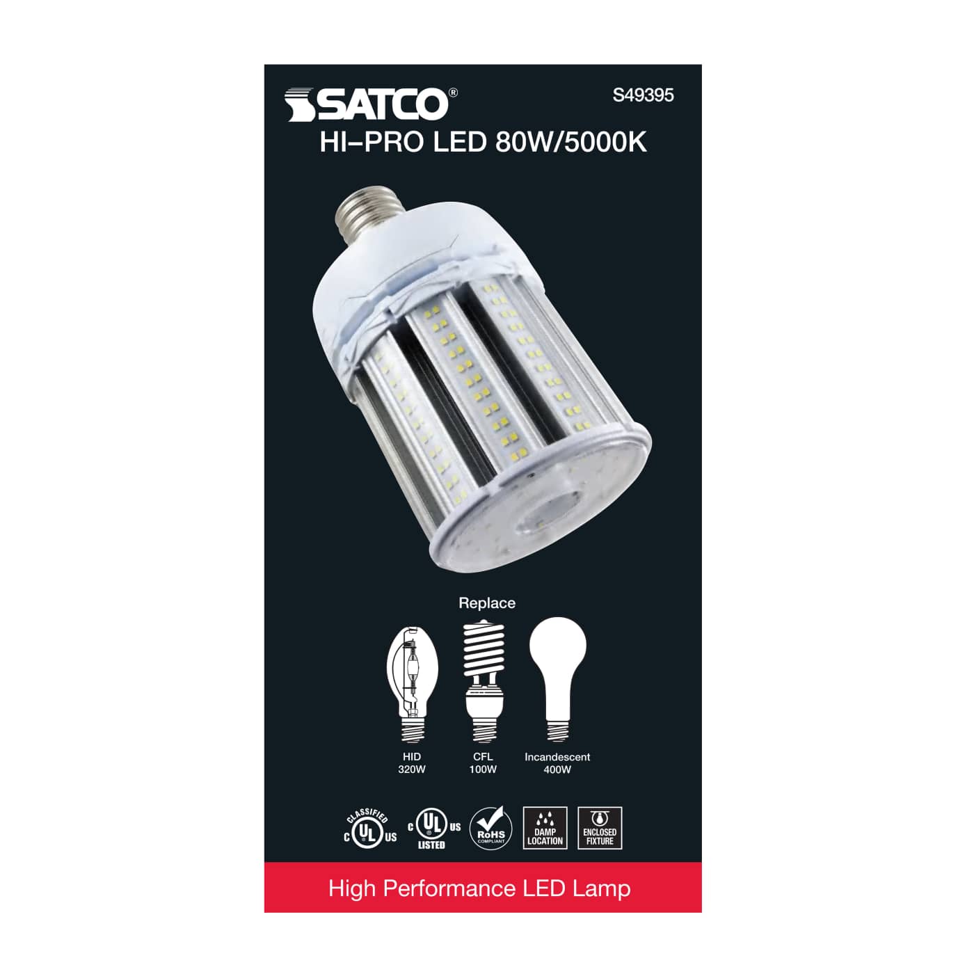 80W/LED/HP/850/100-277V/EX39 - S49395