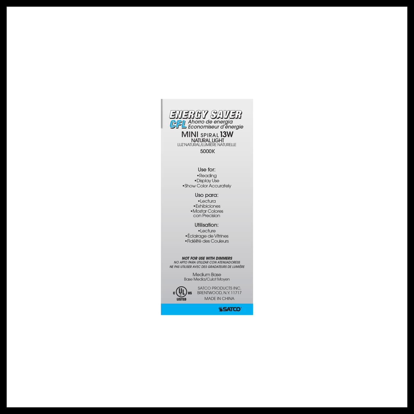 13T2/E26/5000K/120V/4PK - S6237