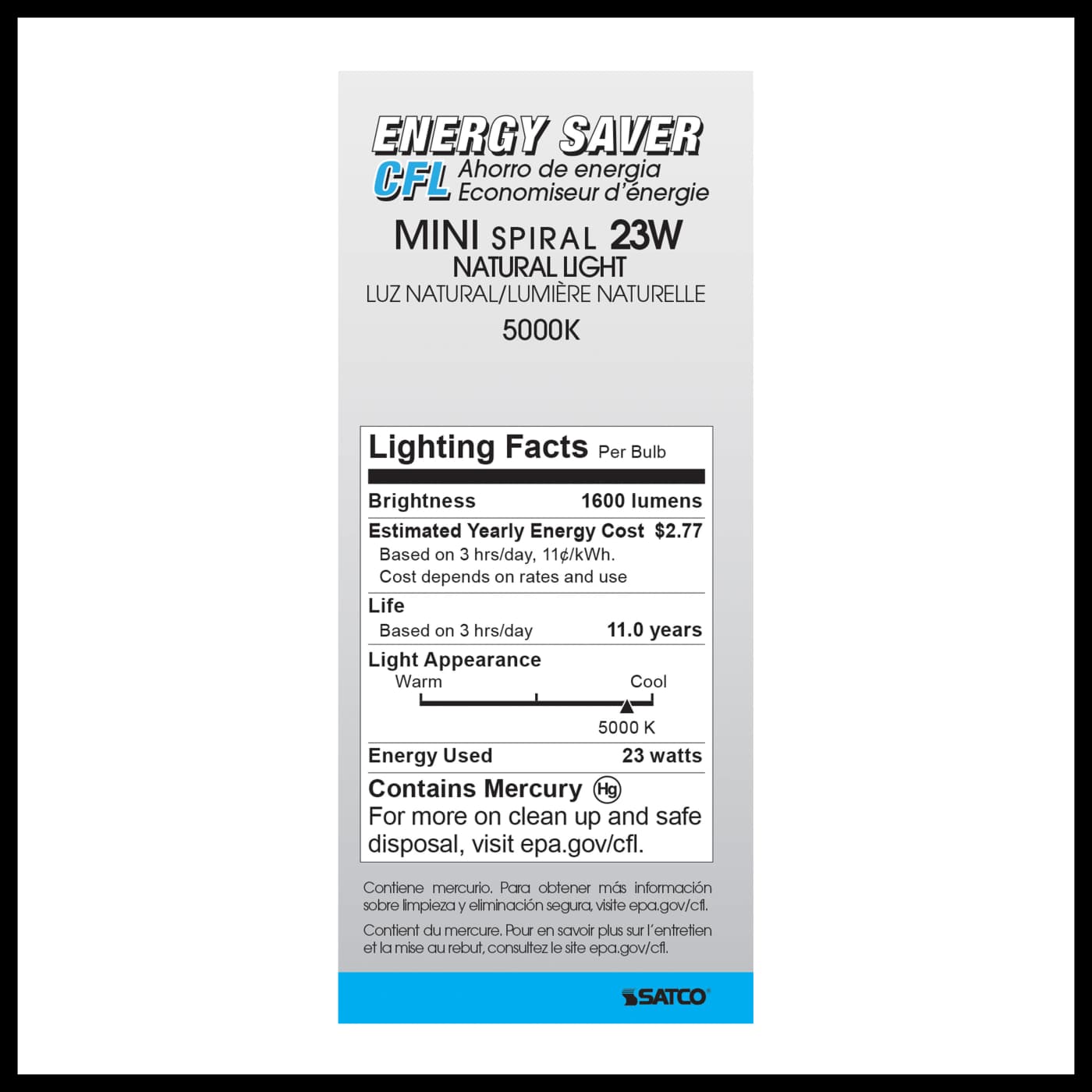 23 WATT T2 MINI SPIRAL E26 120 - S6276