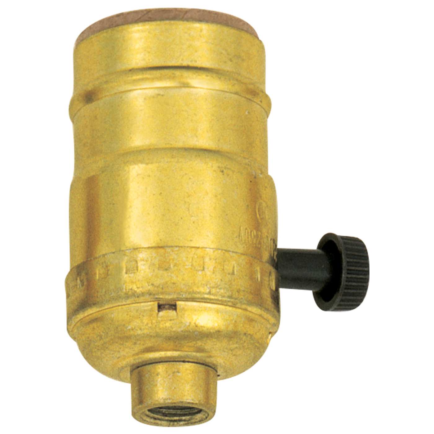 STD GILT 3/WAY SOCK TURN KNOB - S70-412