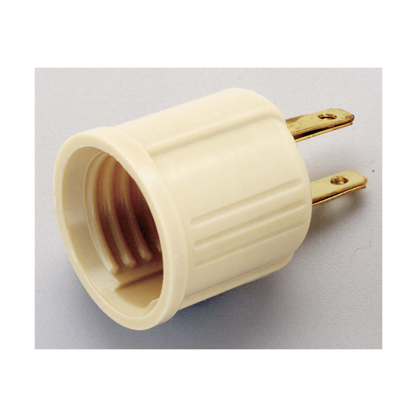 BAKELITE IVORY SOCKET ADAPTER - S70-544