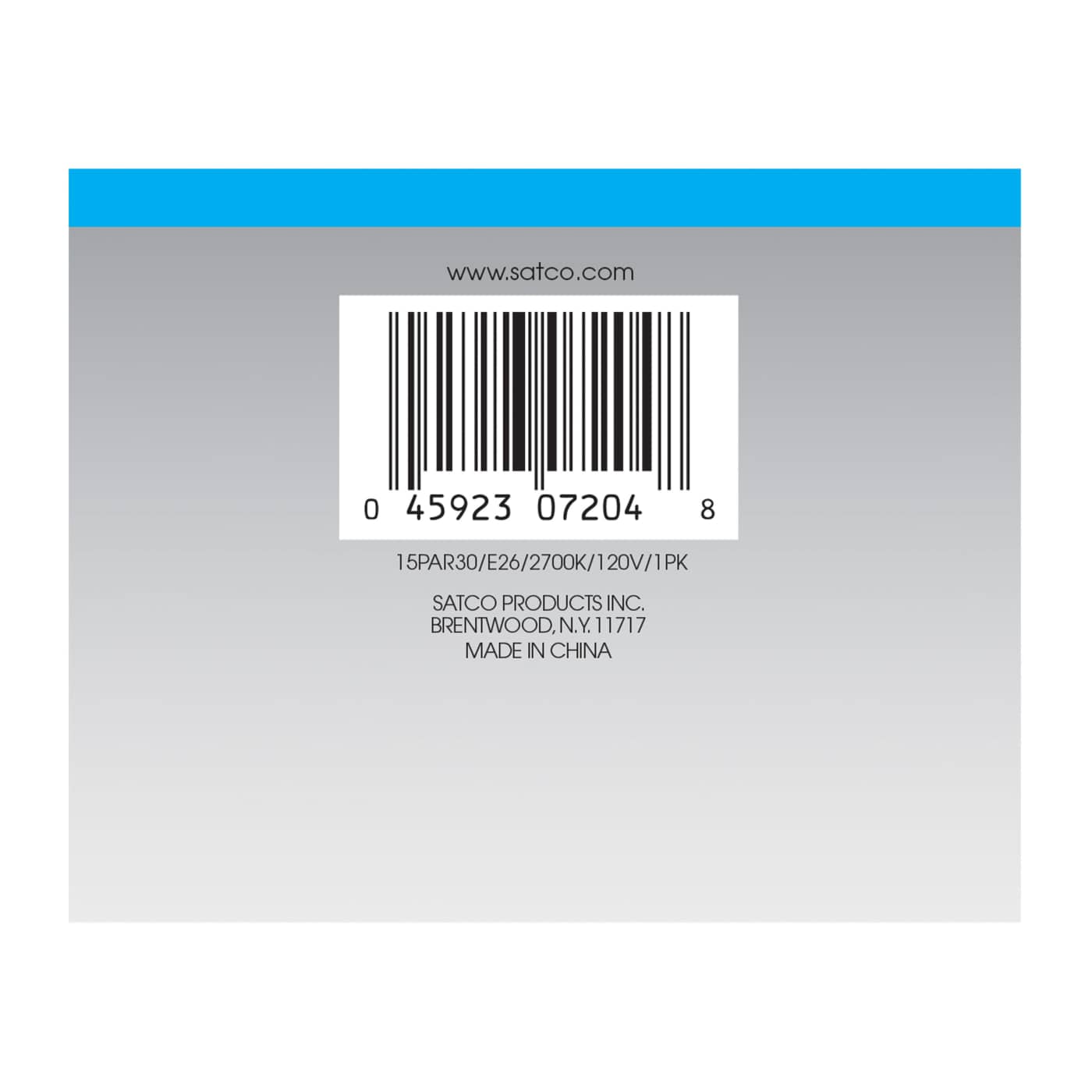15PAR30/E26/2700K/120V/1PK - S7204
