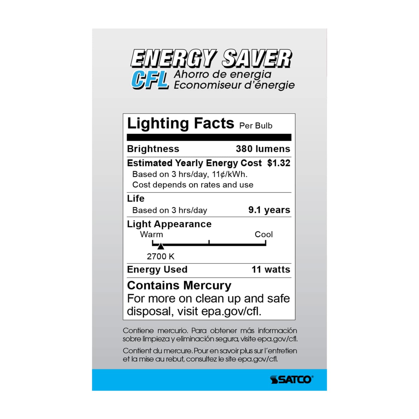 11PAR20/E26/2700K/120V/1PK - S7207