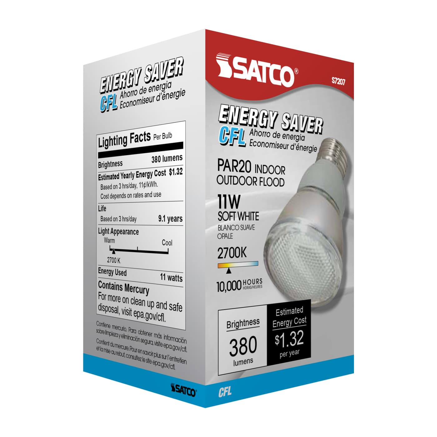 11PAR20/E26/2700K/120V/1PK - S7207