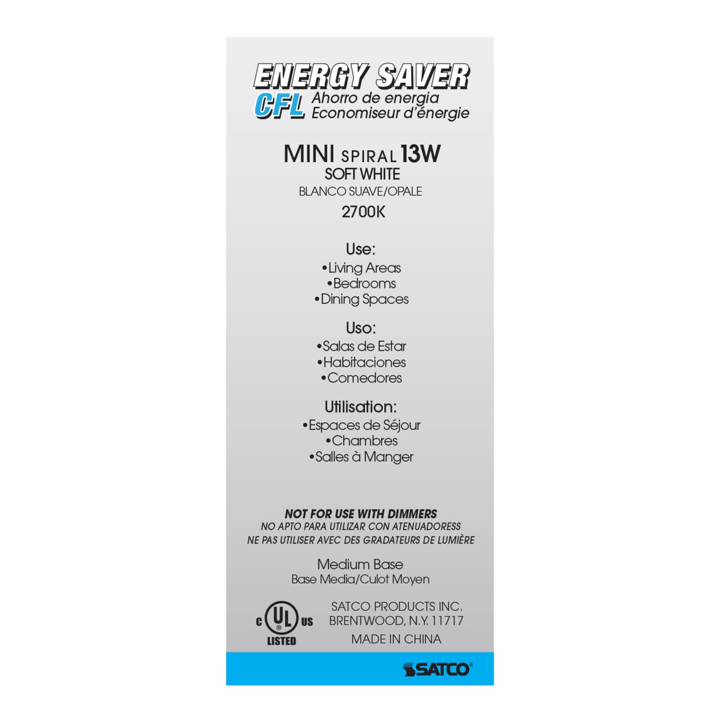 13T2/E26/2700K/120V/1PK - S7217