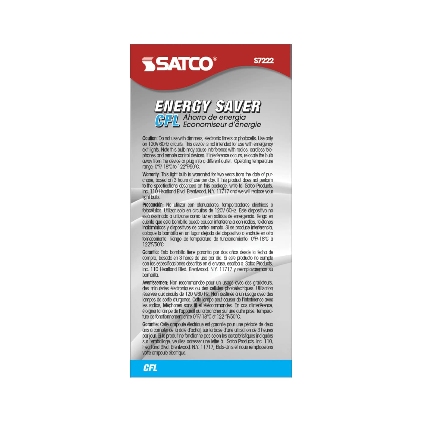 15T2/E26/4100K/120V/1PK - S7222