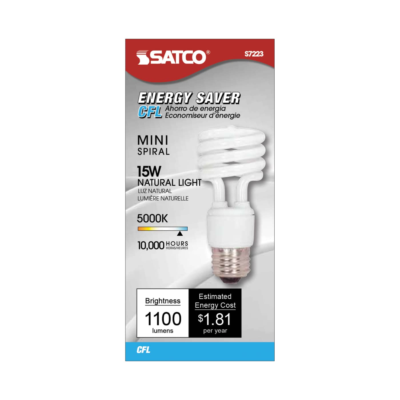 15T2/E26/5000K/120V/1PK - S7223