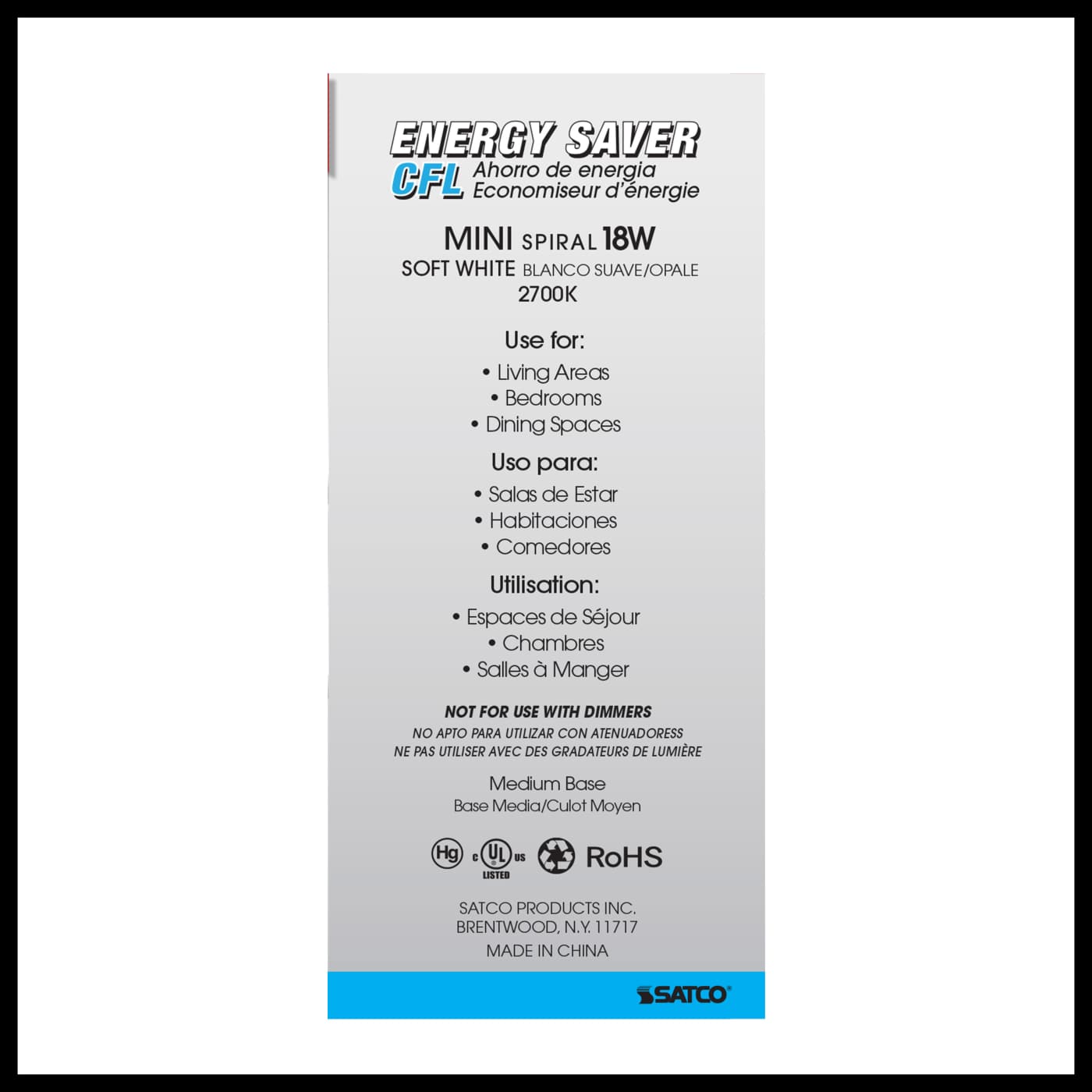 18T2/E26/2700K/120V/1PK - S7224