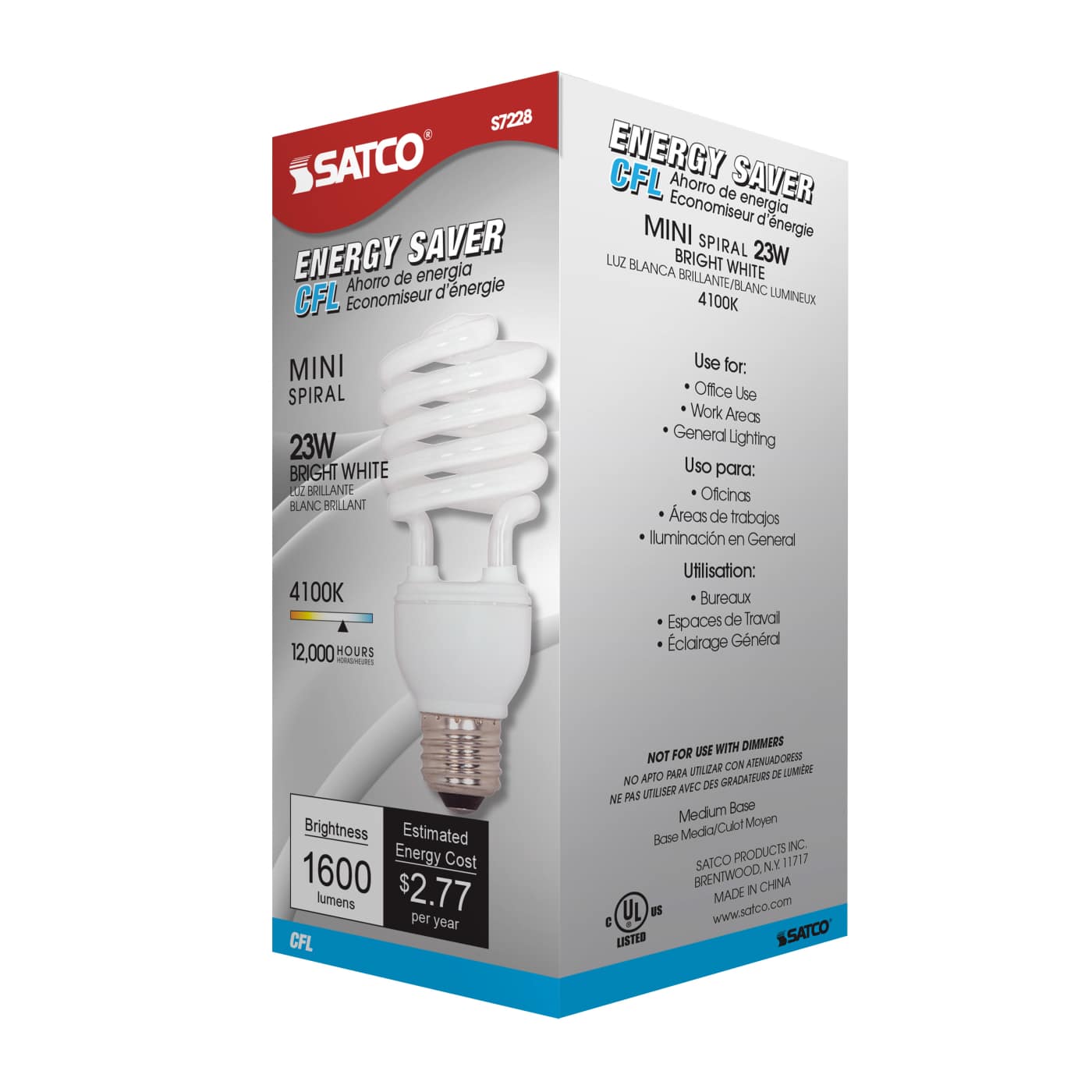 23T2/E26/4100K/120V/1PK - S7228