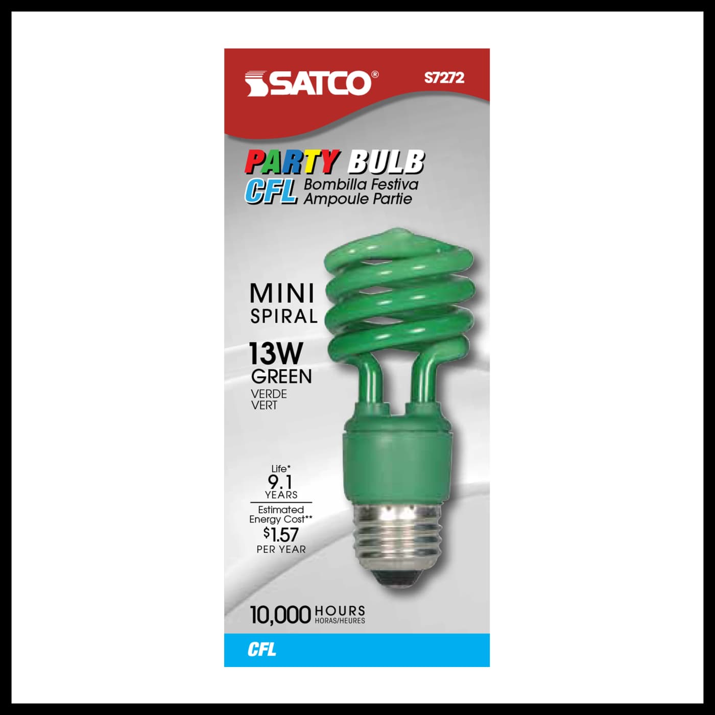 13T2/E26/GREEN/120V/1PK - S7272