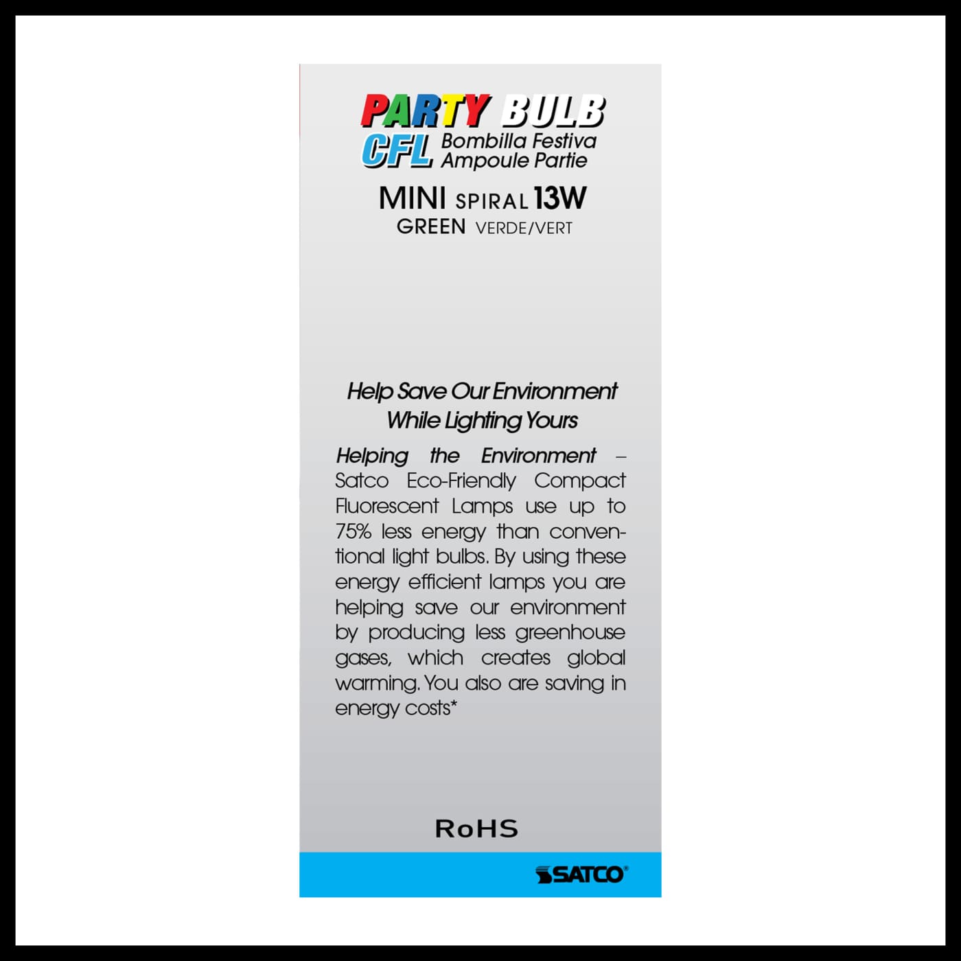 13T2/E26/GREEN/120V/1PK - S7272