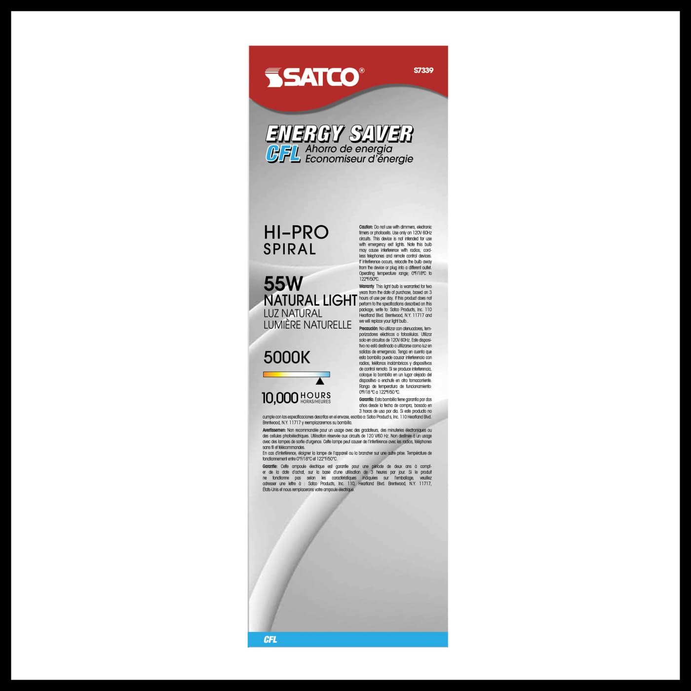 55T5/E26/5000K/120V/1PK - S7339