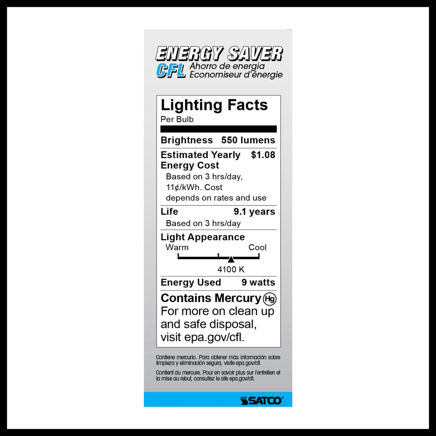 9T2/E12/4100K/120V/1PK - S7362