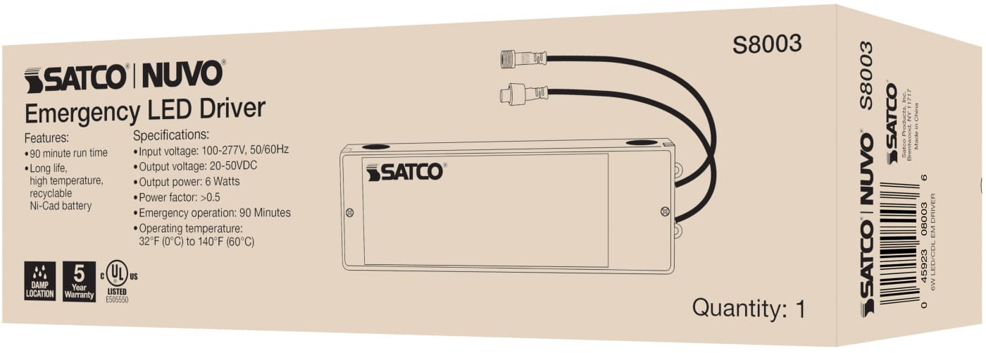 6W LED/CDL EM DRIVER - S8003