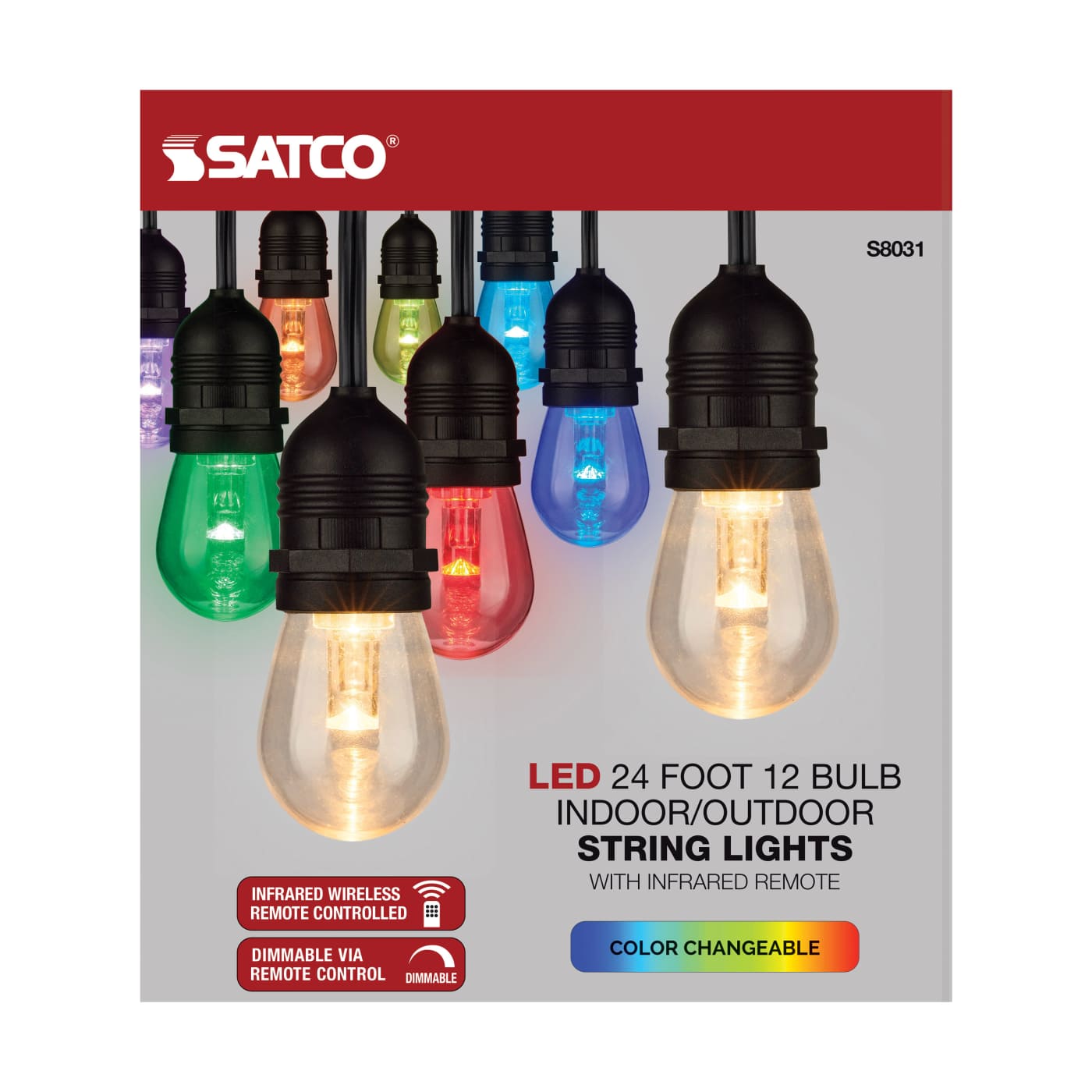 24FT/LED/SL/S14/IRR/RGBW/12 - S8031