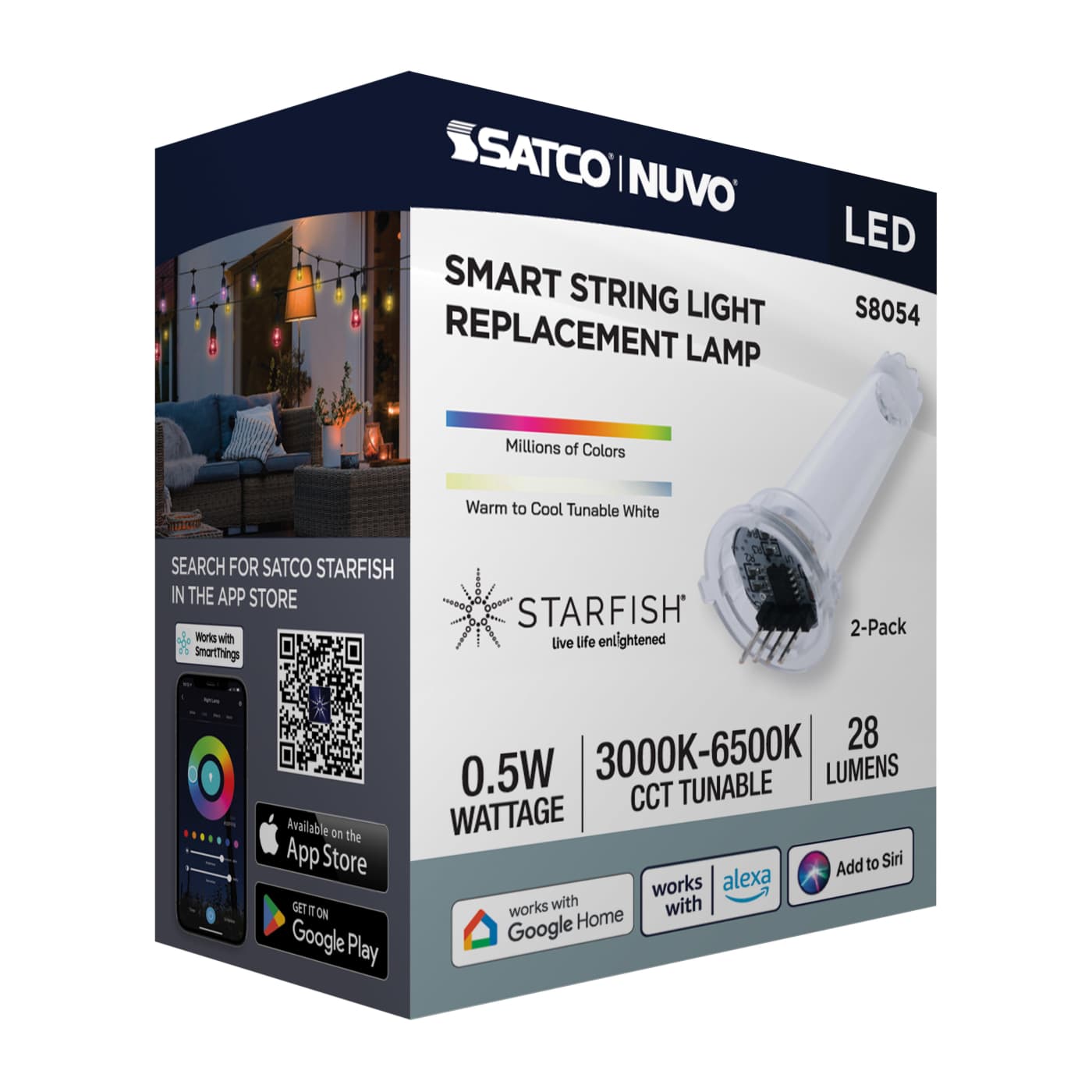 0.5W/LED/S14/RGBTW/CL/SF/24V - S8054